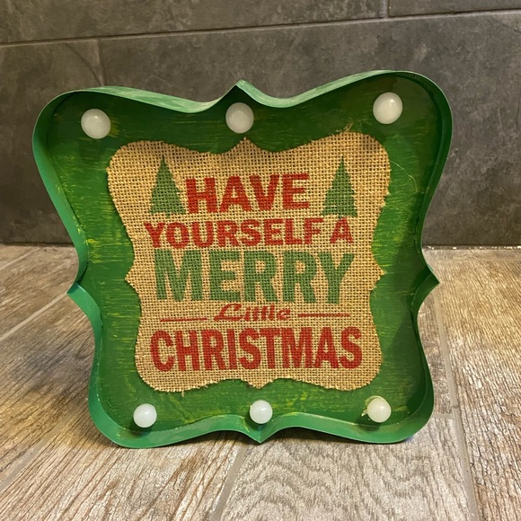 Light up Christmas sign - Picture 1 of 1